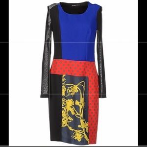 Pianora studio color block cocktail dress